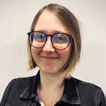 Maja Zimnoch, the frontend developer, smiling